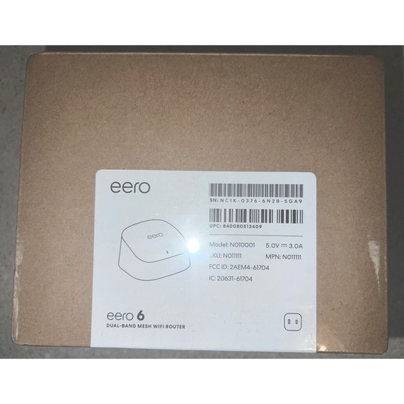 Eero 6 Mesh Wifi System 1-Pack, Dual-Band (NEW) - Picture 3 of 4
